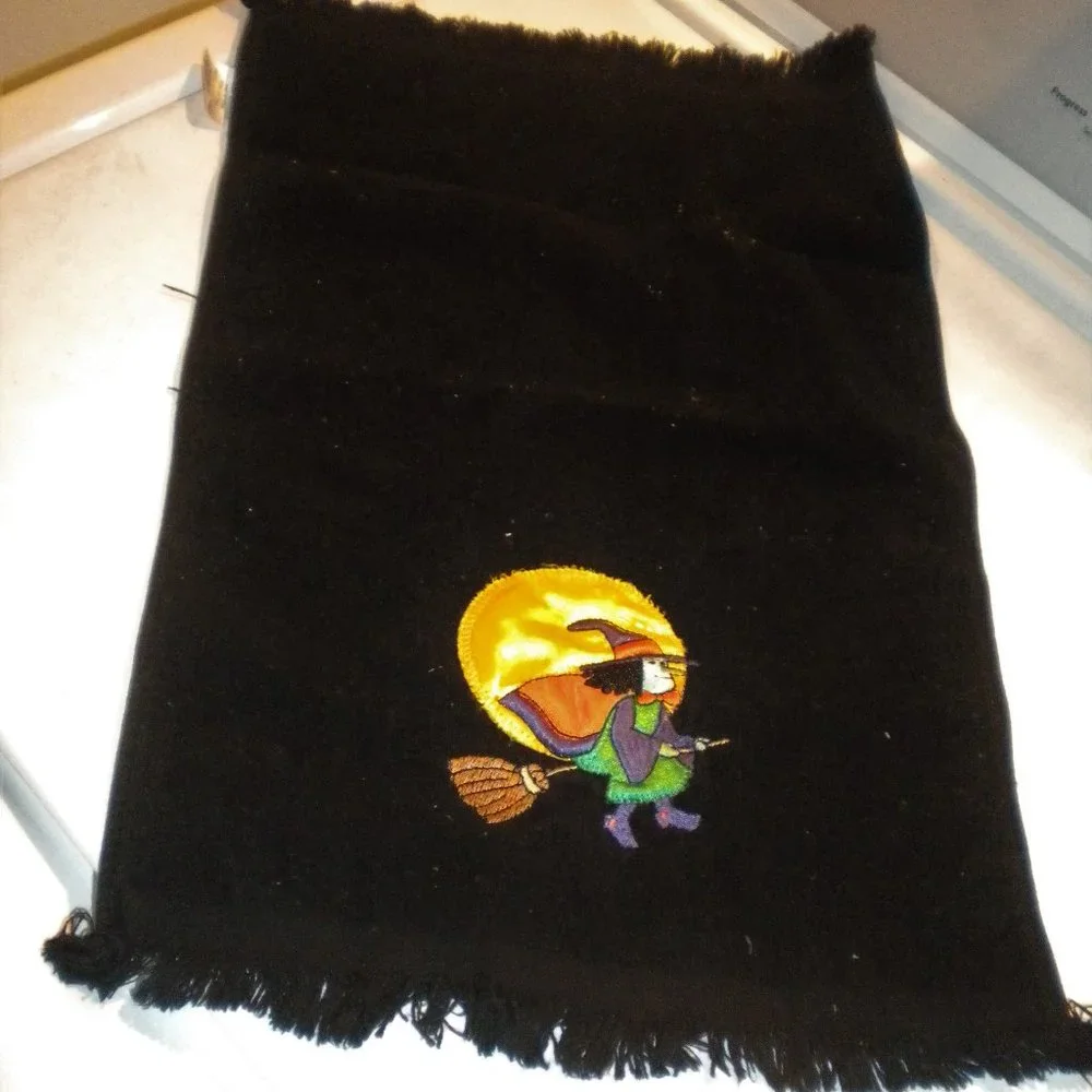Vintage Halloween Witch JC Penney Hand Towel